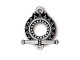 TierraCast Antiqued Silver Plated Toggle Clasp, Cast, Bali Style (Each)
