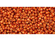 TOHO Glass Seed Bead, Size 15, 1.5mm, PermaFinish - Galvanized Saffron (Tube)