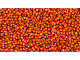 TOHO Glass Seed Bead, Size 15, 1.5mm, PermaFinish - Galvanized Saffron (Tube)