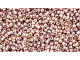 TOHO Glass Seed Bead, Size 15, 1.5mm, PermaFinish - Galvanized Sweet Blush (Tube)