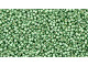 TOHO Glass Seed Bead, Size 15, 1.5mm, PermaFinish - Galvanized Mint Green (Tube)
