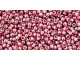 TOHO Glass Seed Bead, Size 15, 1.5mm, PermaFinish - Galvanized Pink Lilac (Tube)