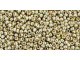 TOHO Glass Seed Bead, Size 15, 1.5mm, PermaFinish - Galvanized Aluminum (Tube)