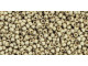 TOHO Glass Seed Bead, Size 15, 1.5mm, PermaFinish - Matte Galvanized Aluminum (Tube)