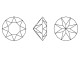 This crystal component features a shape similar to a traditional diamond cut with a crown and cutlet. Indeed, the gemstone-like cut facets, with their complex multi-layering and angles, take crystal one step closer to the diamond. The DeLite effect creates highlighted facets that show the depth and clarity of the crystal, making each facet appear sharp and perfect with intense sparkle. This crystal features a deep and regal blue color with a gleaming beauty.Sold in increments of 12