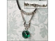 TierraCast Antiqued Silver Plated Clasp, Cast, Beaded Hook & Eye (ten)