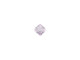 This light purple PRESTIGE Crystal Components 4mm cut Bicone bead is a beautiful way to lighten the appearance of your designs. You can scatter this delicate bead throughout a multi-strand design or use it as a spacer bead between black agate gemstone beads. The cut features amazing facets to increase brilliance and sparkle.Sold in increments of 24