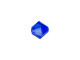 Gain inspiration from the sea blue color of this PRESTIGE Crystal Components bead. This bead features the popular Bicone shape that tapers at both ends, much like a diamond. The multiple facets cut into the surface of the crystal create a sparkling effect that is sure to catch the eye. This crystal features an intense ultramarine hue full of blue beauty. It will put you in mind of a deep ocean, a raging river, and a twilit sky all at once. This bead is versatile in size, so you can use it anywhere.Sold in increments of 12