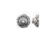 TierraCast Antiqued Silver Plated Bead Caps, Cast, Celtic Knot (dozen)