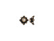 TierraCast Antiqued Brass Plated Bead Caps, Small Leaf (dozen)