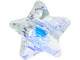 This wonderful PRESTIGE Crystal Components crystal star bead is just the thing for your jewelry and craft designs. Whether you are making something to show your patriotism, to celebrate the holidays, or just to show that you are a star, this beautiful crystal bead is just the thing. This star-shaped bead features a clear color with an iridescent finish full of rainbow shimmer.Sold in increments of 6