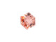 PRESTIGE 5601 8mm Faceted Cube Rose Peach (6 Pieces)