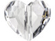 For a loving look in your designs, try the PRESTIGE Crystal Components 5741 12mm Love Bead in Crystal. This bead features a heart shape with a refined cut and a stringing hole that is drilled from top to bottom. As a universal symbol that speaks to all cultures, hearts never go out of fashion. This bead will lend a romantic touch to every design. Use it to embellish accessories, add it to bridal wear and more. Because it is easy to use, it's effortless to combine this bead with many style directions. This bold bead can be used as a dangle, or as a focal piece in stringing projects. It features a clear color.Sold in increments of 6