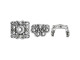 TierraCast Raja Pendant Caps - Antiqued Silver Plated (ten)