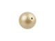 PRESTIGE 5810 10mm Round Crystal Pearl Vintage Gold (10 Pieces)