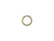 Antiqued Brass Jump Ring, Round, 6mm (ounce)