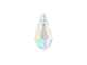 Bring a magical touch to designs with this PRESTIGE Crystal Components teardrop. This crystal pendant features an elegant and faceted teardrop shape that would look lovely dangling from the center of a necklace design. Use this pendant in necklace or earring designs for a luxurious drop of sparkle. It's sure to catch the eye and light up your looks. This pendant features a clear color with an iridescent finish that adds rainbow tones.Sold in increments of 6