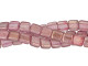 CzechMates Glass 6mm Halo Cherub Two-Hole Tile Bead Strand