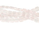 CzechMates Glass 6mm Rosaline Two-Hole Tile Bead Strand