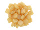 CzechMates Glass 6mm Milky Antique Shimmer Two-Hole Tile Bead Strand