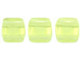 CzechMates Glass 6mm Jonquil Two-Hole Tile Bead Strand