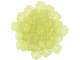 CzechMates Glass 6mm Sueded Gold Jonquil Two-Hole Tile Bead Strand