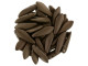 CzechMates Glass 16 x 5mm Matte Dark Bronze Two-Hole Dagger Bead (50pc Strand)