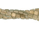 CzechMates Glass 6mm Halo Linen Two-Hole Tile Bead Strand