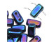 CzechMates Glass 2-Hole Rectangle Brick Beads 6x3mm - Blue Iris
