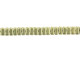 CzechMates Glass 3 x 6mm ColorTrends Saturated Metallic Golden Lime 2-Hole Brick Bead Strand
