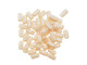 CzechMates Glass 2-Hole Rectangle Brick Beads 6x3mm - Opaque Champagne Luster