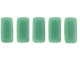 CzechMates Glass 2-Hole Rectangle Brick Beads 6x3mm - Persian Turquoise
