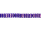 CzechMates Glass 3 x 6mm Indigo Vega 2-Hole Brick Bead Strand