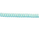 CzechMates Glass 3 x 6mm Sueded Gold Teal 2-Hole Brick Bead Strand