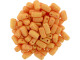 CzechMates Glass 3 x 6mm Pacifica Tangerine 2-Hole Brick Bead Strand