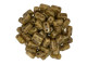 CzechMates Glass 3 x 6mm Opaque Lt Beige Copper Picasso 2-Hole Brick Bead Strand