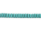 CzechMates Glass 3 x 6mm Pearl Coat Teal 2-Hole Brick Bead Strand
