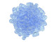 CzechMates Glass 3 x 6mm Lt Sapphire 2-Hole Brick Bead Strand