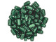 CzechMates Glass 3 x 6mm ColorTrends Saturated Metallic Martini Olive 2-Hole Brick Bead (50pc Strand)