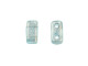 CzechMates Glass 3 x 6mm Halo Shadows 2-Hole Brick Bead Strand