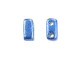 CzechMates Glass 3 x 6mm ColorTrends Saturated Metallic Navy Peony 2-Hole Brick Bead Strand