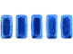 CzechMates Glass 3 x 6mm ColorTrends Saturated Metallic Navy Peony 2-Hole Brick Bead Strand