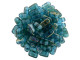 CzechMates Glass 3 x 6mm Twilight Teal 2-Hole Brick Bead Strand