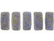 CzechMates Glass 3 x 6mm Pacifica Elderberry 2-Hole Brick Bead Strand