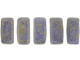 CzechMates Glass 3 x 6mm Pacifica Elderberry 2-Hole Brick Bead Strand
