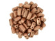 CzechMates Glass 2-Hole Brick Beads 6x3mm - Matte Metallic Copper