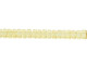 CzechMates Glass 3 x 6mm ColorTrends Transparent Spicy Mustard 2-Hole Brick Bead Strand