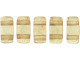 CzechMates Glass 3 x 6mm ColorTrends Transparent Warm Taupe 2-Hole Brick Bead Strand
