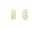 CzechMates Glass 3 x 6mm Opaque Pale Turquoise Star Dust 2-Hole Brick Bead Strand