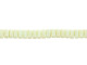 CzechMates Glass 3 x 6mm Opaque Pale Turquoise Star Dust 2-Hole Brick Bead Strand